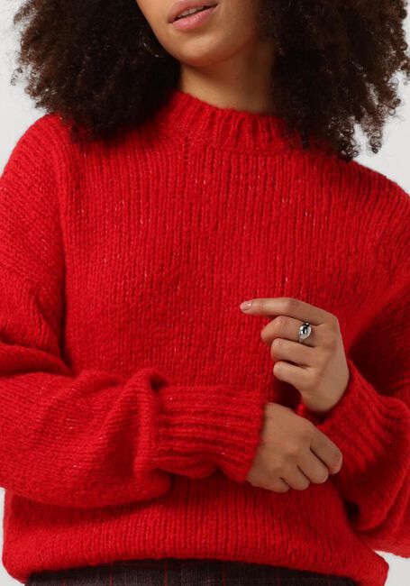 BY-BAR Pull SONNY BULKY PULLOVER en rouge - large