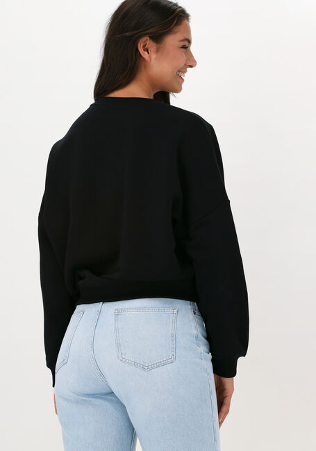 Zwarte COLOURFUL REBEL Sweater DREAMER PATCH DROPPED SHOULDER - large