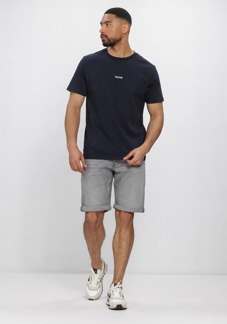 Donkerblauwe PURE PATH T-shirt TRIO OF FLOWERS T-SHIRT - large