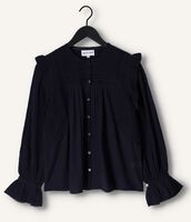 ANTIK BATIK BERNARDO BLOUSE Blouses Bleu foncé ANTIK BATIK BERNARDO BLOUSE Blouses Bleu foncé - medium