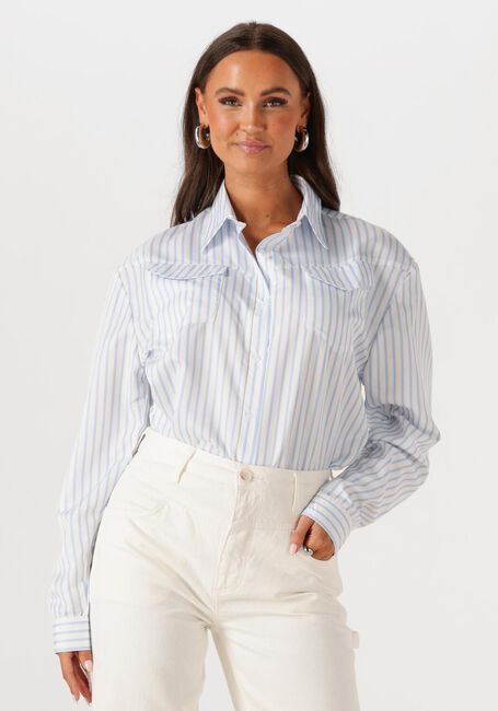 Lichtblauwe EST'SEVEN  FRANKY BLOUSE - large