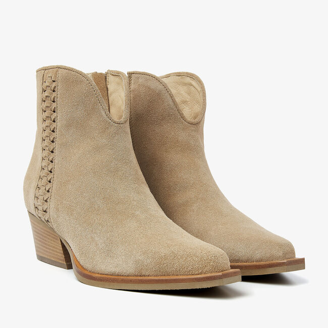 Beige VIA VAI Enkellaarsjes DO SERENA - large