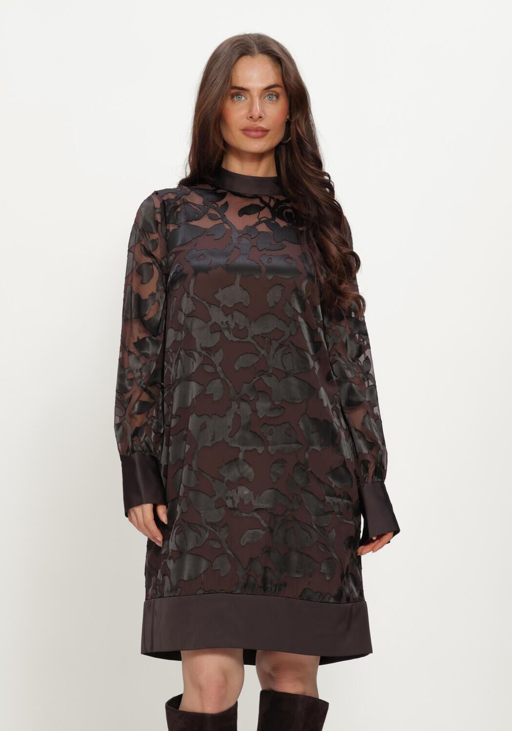 INWEAR Mini robe ORIONIW DRESS en marron - large