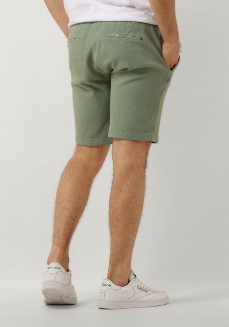 CAST IRON Pantalon courte CHINO SHORTS WAFFLE STRUCTURE en vert - large