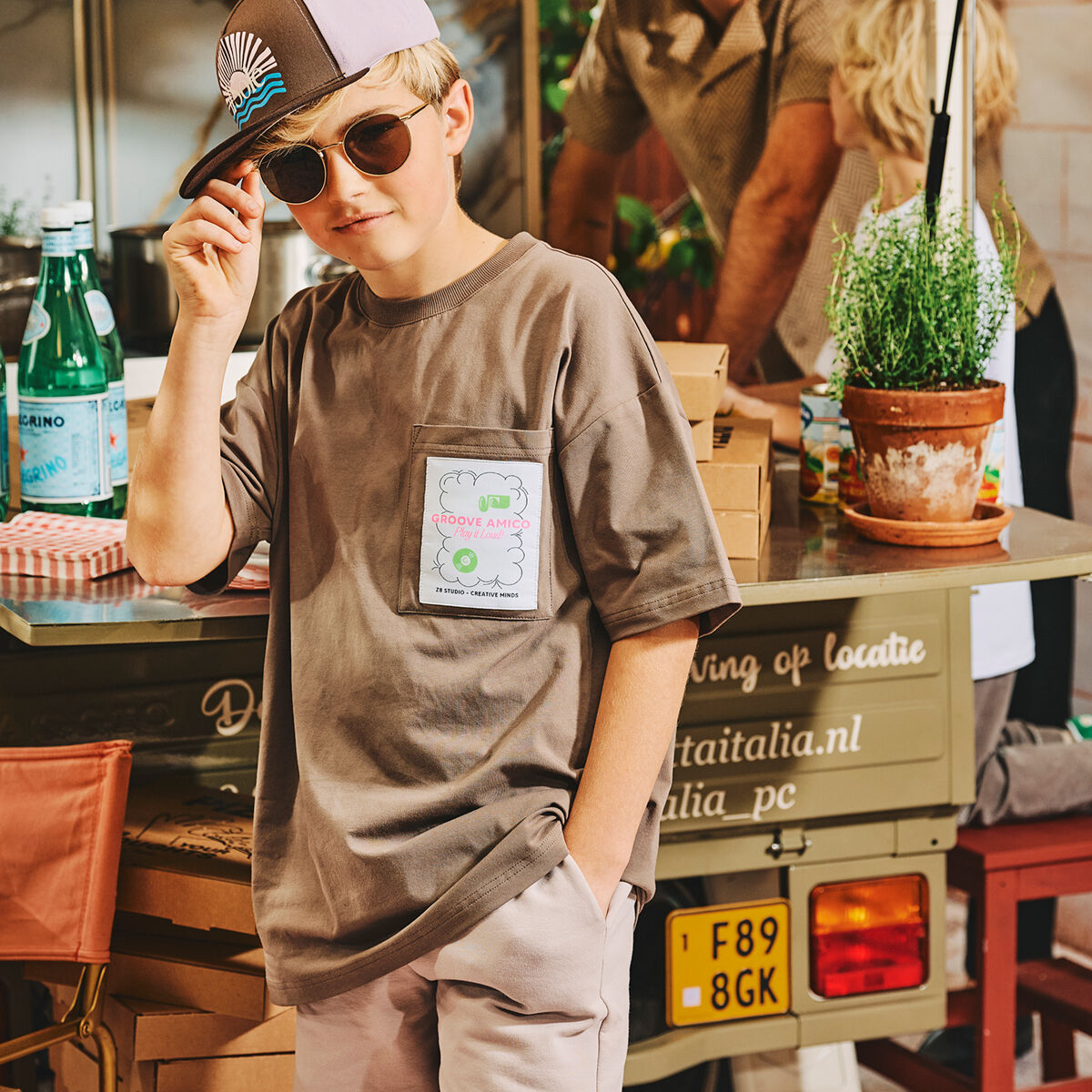 Z8 T-shirt ELIO en marron - large