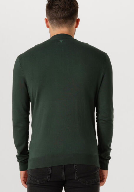 PURE PATH Pull REGULAR FIT HALF ZIP KNITWEAR Vert foncé - large
