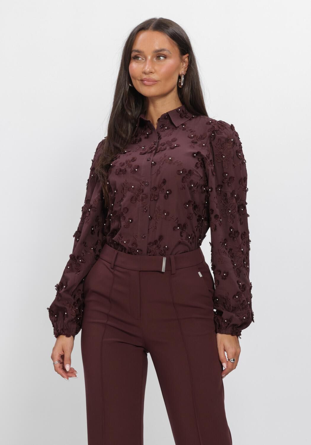 AAIKO LIEN BEADS CO 522 Blouses Bordeaux - large