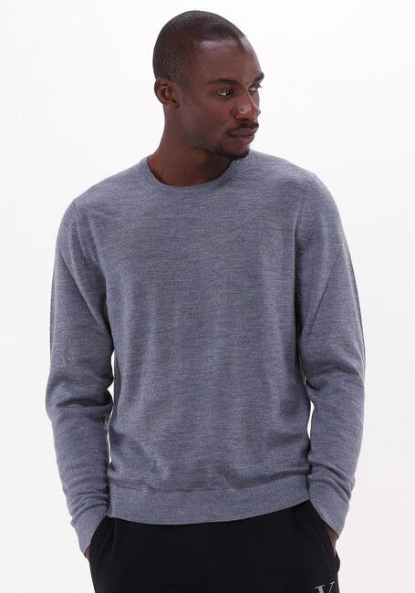 CALVIN KLEIN Chandail SUPERIOR WOOL CREW NECK SWEATER en gris - large