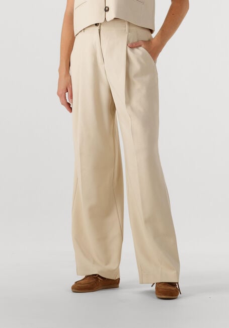 Gebroken wit MSCH COPENHAGEN Wijde broek MSCHROSINA MICHELLE HW PANTS - large