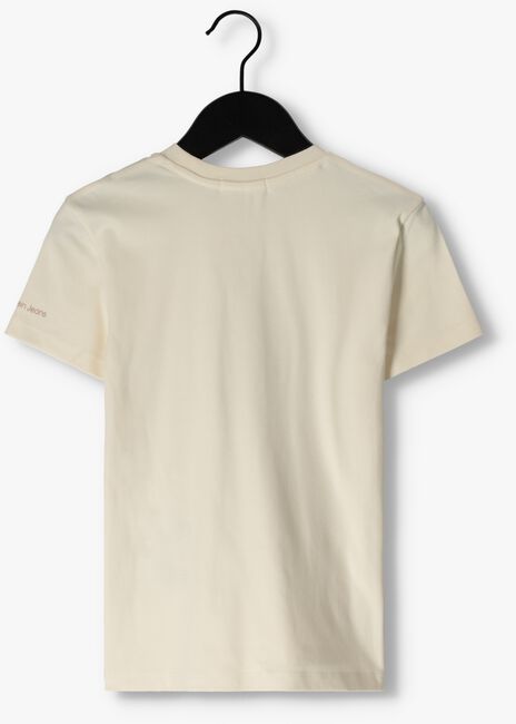 CALVIN KLEIN T-shirt COLOUR BLOCK MONOGRAM T-SHIRT Blanc - large
