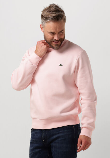 LACOSTE Pull 1HS1 MEN SWEATSHIRT Rose clair - large