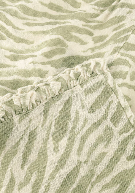 Groene PLAY UP Wijde broek PRINTED WOVEN - large