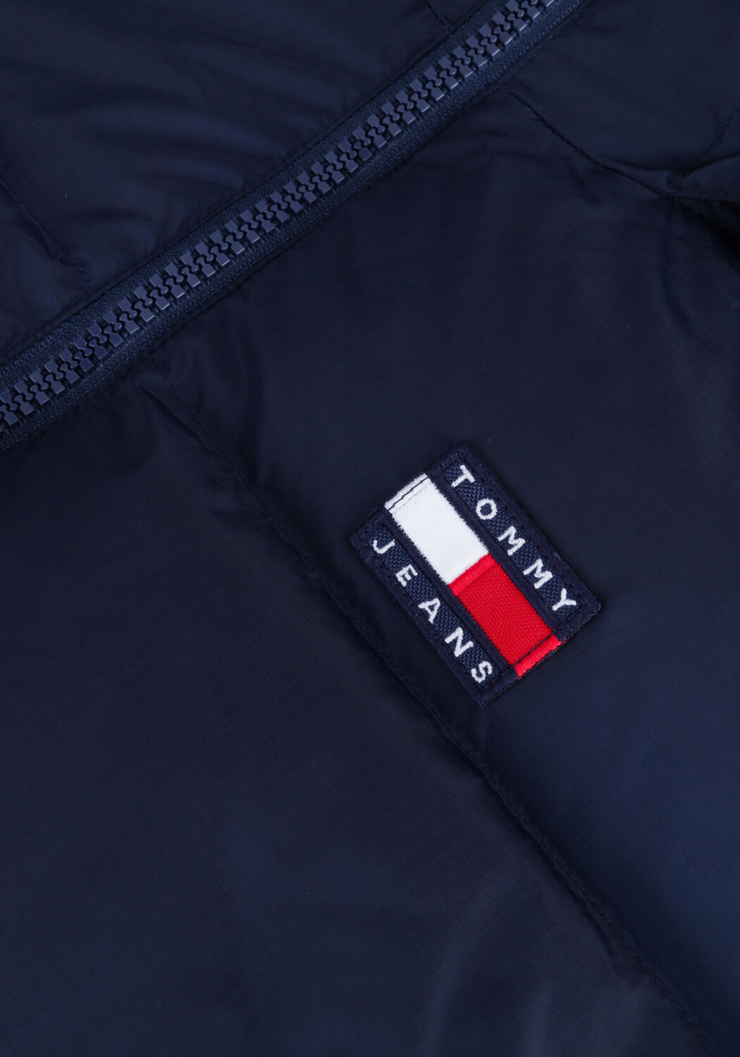 TOMMY JEANS Veste matelass&eacute; OUTERWEAR SHORT PUFF Bleu fonc&eacute; - large