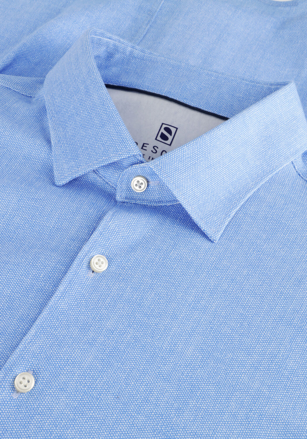 Lichtblauwe DESOTO Casual overhemd CASUAL KENT 1/2 - large