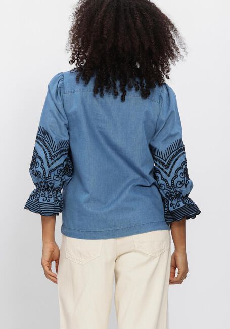 MOS MOSH MMSTOMIN EMB SHIRT Blouses en bleu - large