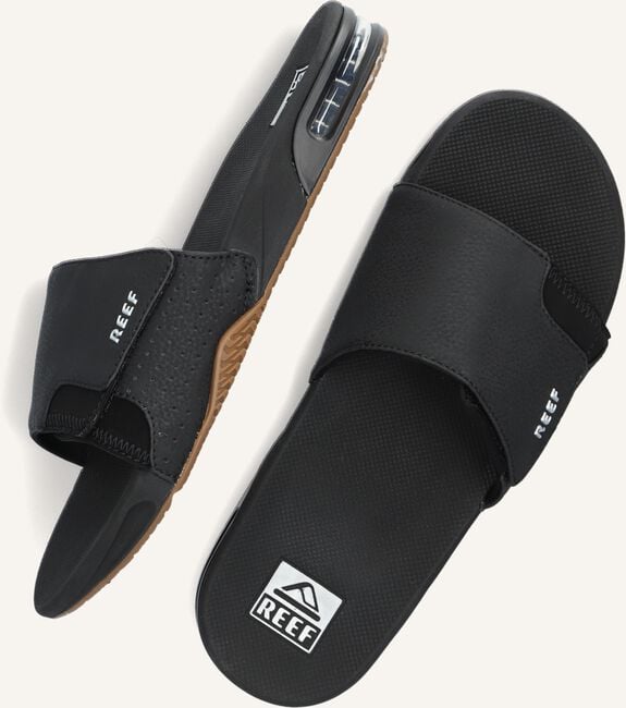 Zwarte REEF Slippers FANNING SLIDE Zwarte REEF Slippers FANNING SLIDE - large