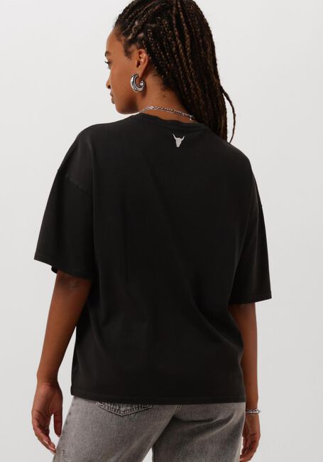 ALIX THE LABEL T-shirt LADIES KNITTED WASHED LABEL T-SHIRT en gris - large