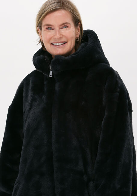 UGG Manteau en fausse fourrure W KOKO OVERSIZED FAUX FUR COAT en noir - large