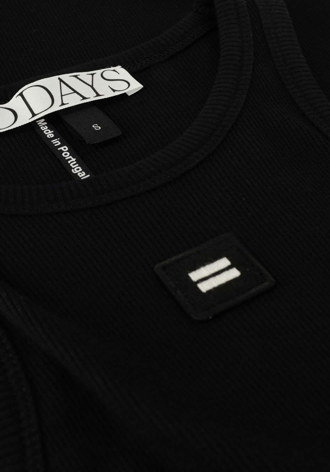 Zwarte 10DAYS Top THE TANK TOP - large