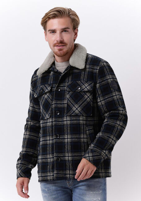 DSTREZZED Jack CARPENTER BIG TARTAN Bleu foncé - large