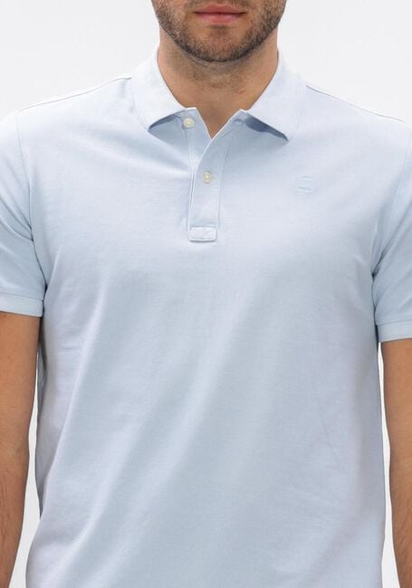 G-STAR RAW Polo DUNDA OVERDYED SLIM POLO S\S en bleu - large