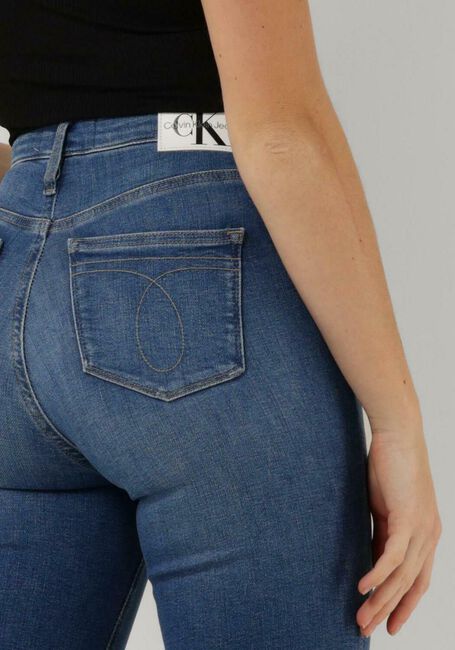 Blauwe CALVIN KLEIN Skinny jeans HIGH RISE SKINNY - large