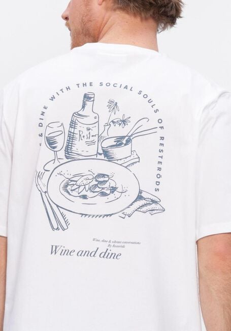RESTER&Ouml;DS T-shirt TAS PRINT en blanc - large