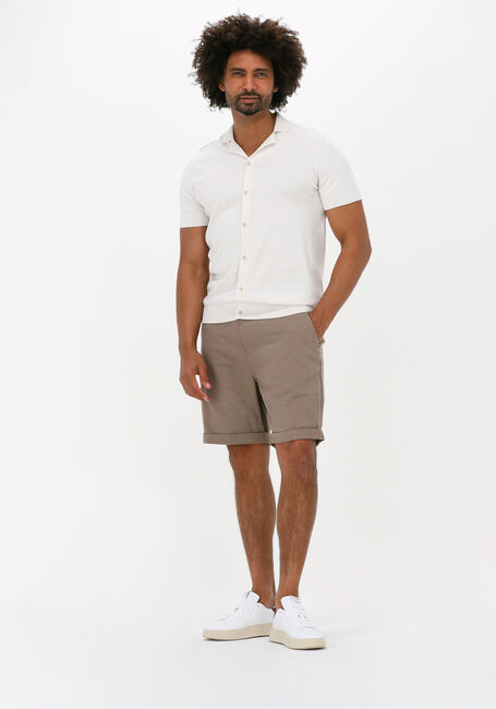 Beige SELECTED MEN Korte broek SLHCOMFORT-LUTON FLEX SHORTS W - large