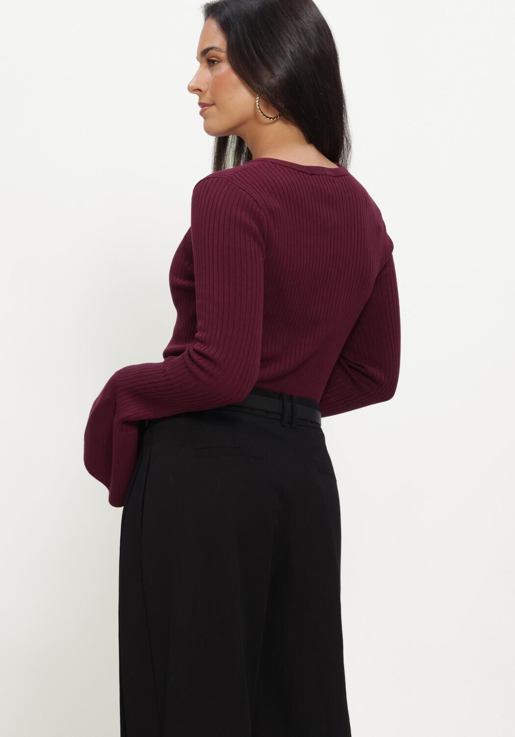LINA LOCCHI Pull LL-BINE Bordeaux - large