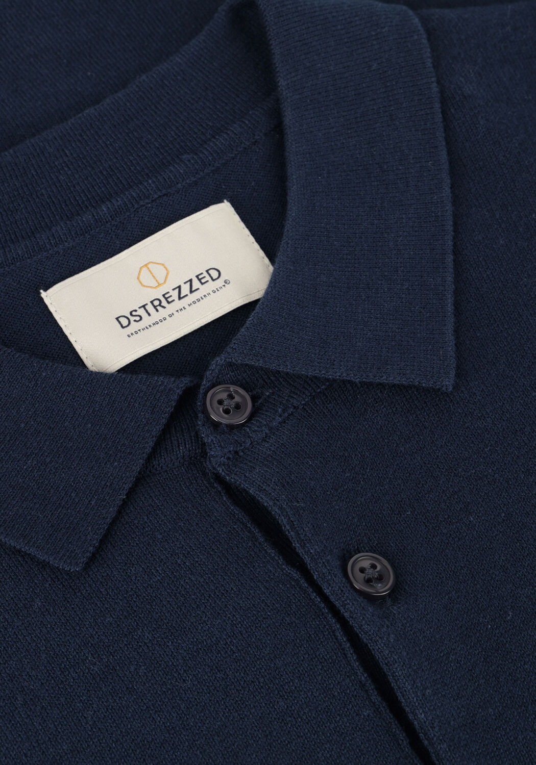 Donkerblauwe DSTREZZED Polo CAMILO POLO - large