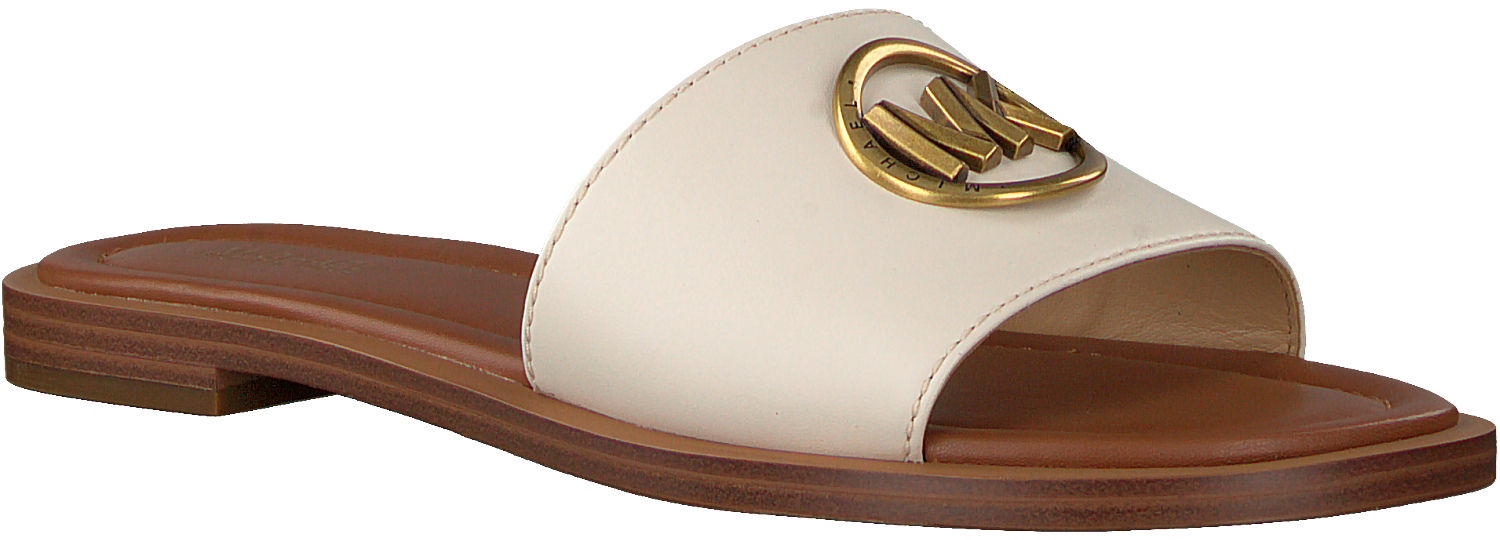 Witte MICHAEL KORS Slippers BRYNN SLIDE Omoda