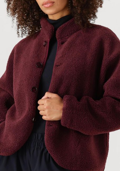 PENN & INK Manteau Teddy JACKET W25C281 en rouge - large