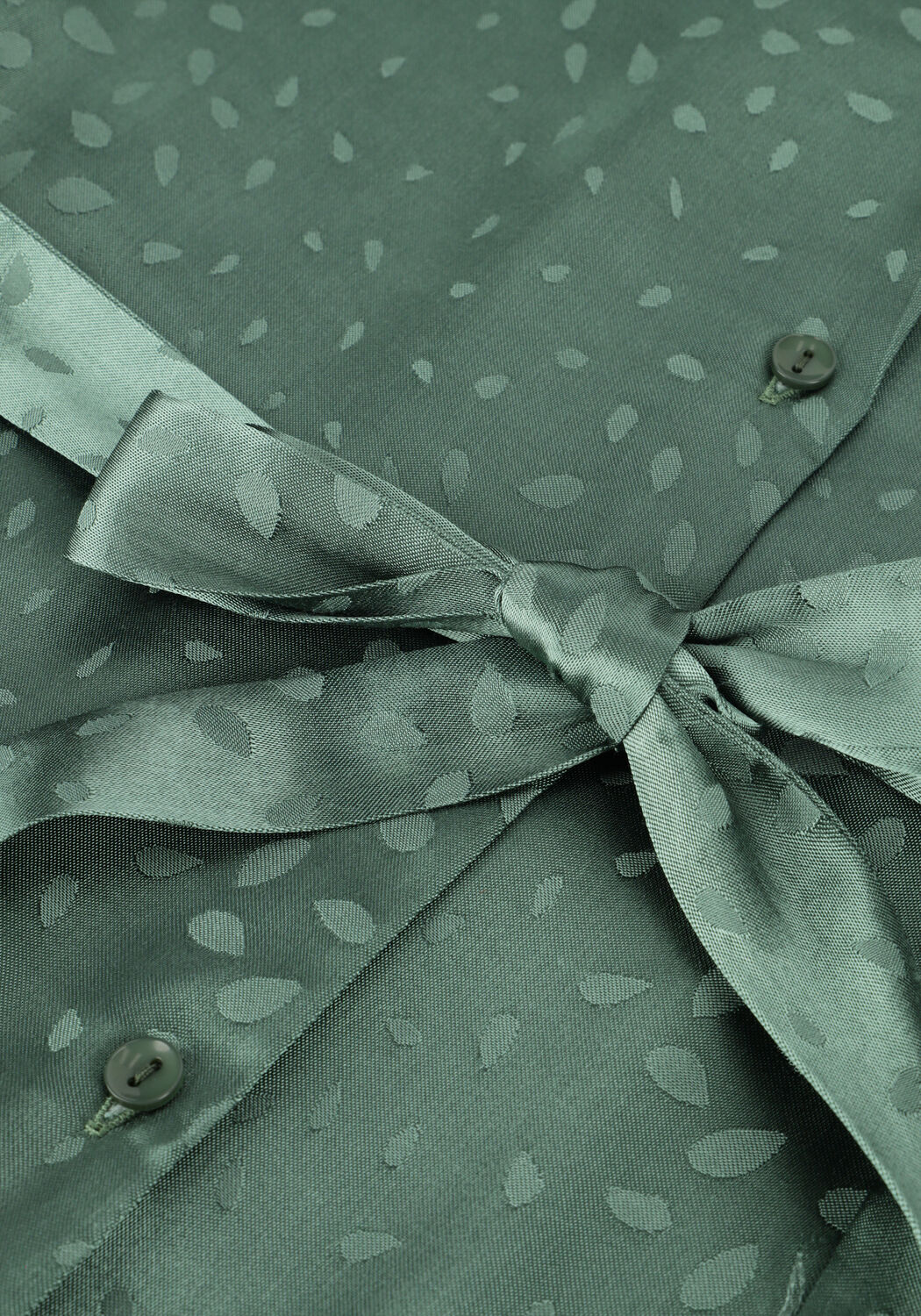 ANOTHER LABEL Robe midi NOEL DRESS L/S en vert - large