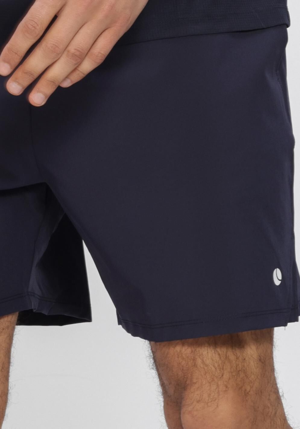 Donkerblauwe BJORN BORG Broeken/jumpsuits ACE RACQUET 7 SHORTS - large