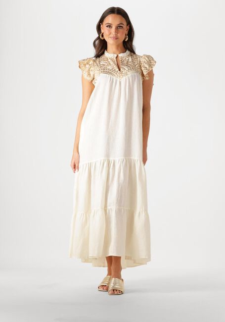 GREEK ARCHAIC KORI Robe maxi 231097 Blanc - large