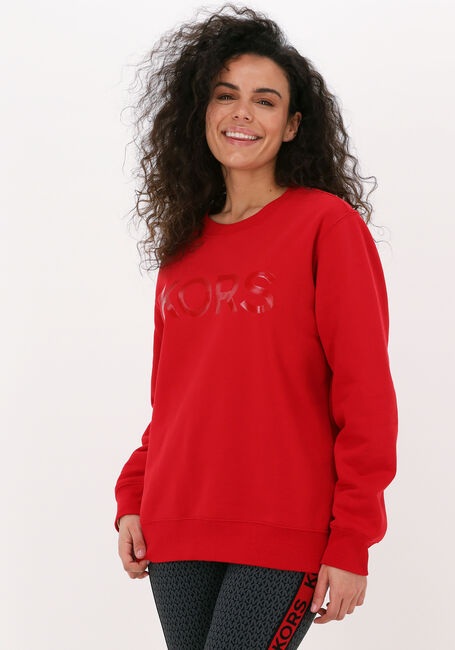 MICHAEL KORS Chandail UNISEX TONAL SWEATSHIRT en rouge - large