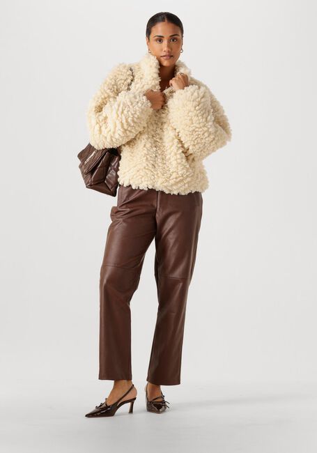 Ecru ANOTHER LABEL Teddy jas SARA JACKET - large