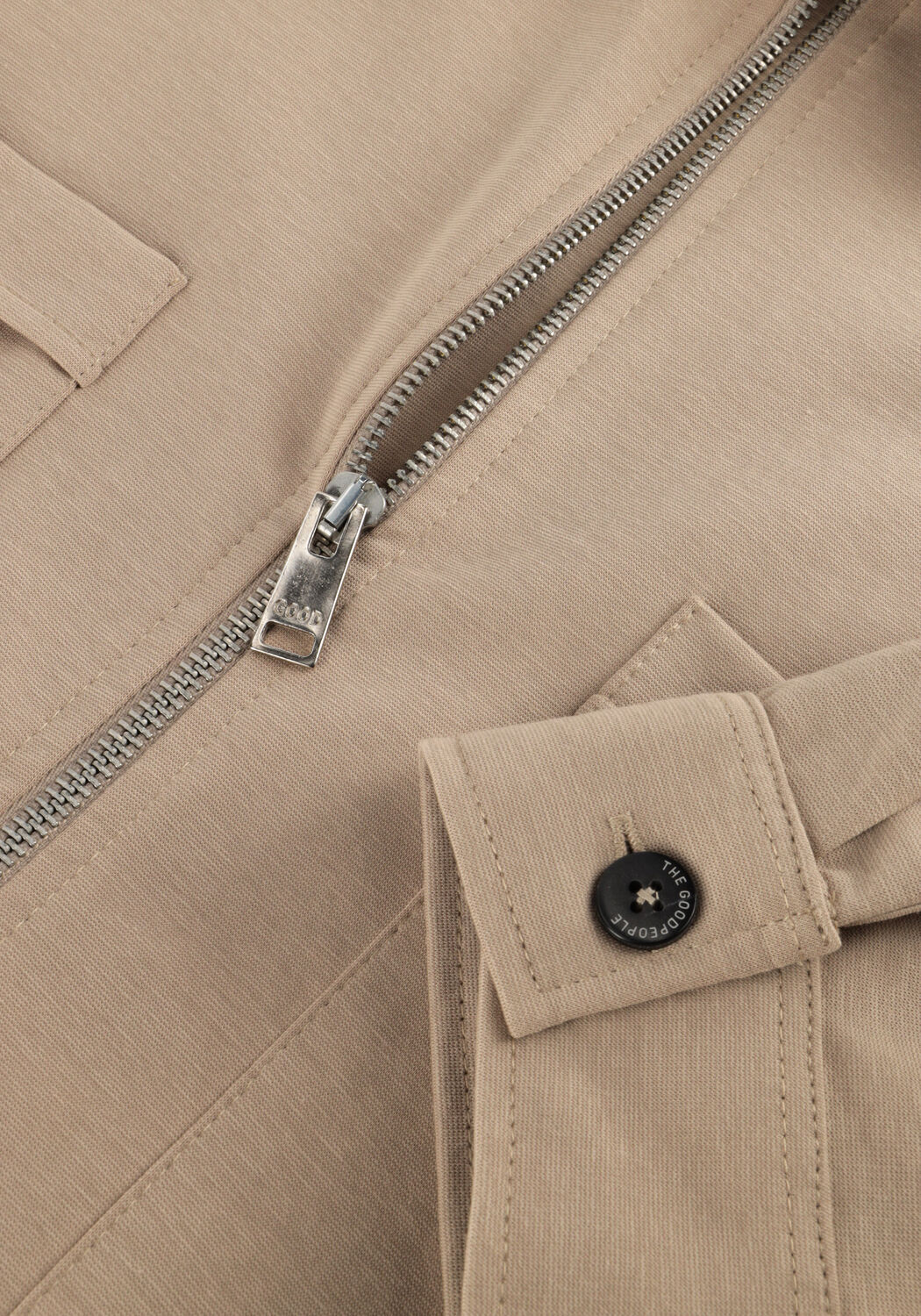 Beige THE GOODPEOPLE Overshirt LAVI - large