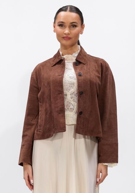 STUDIO AR Jack ELAINE GOAT SUEDE en marron - large