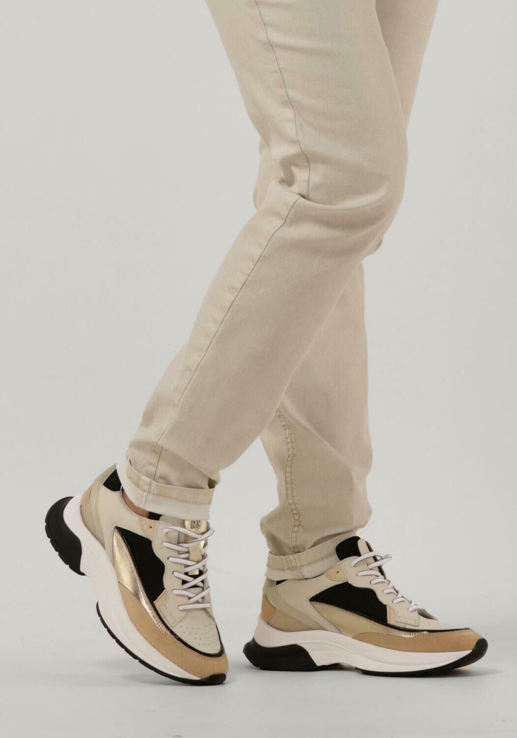 Gouden RED-RAG Sneakers 76638 - large