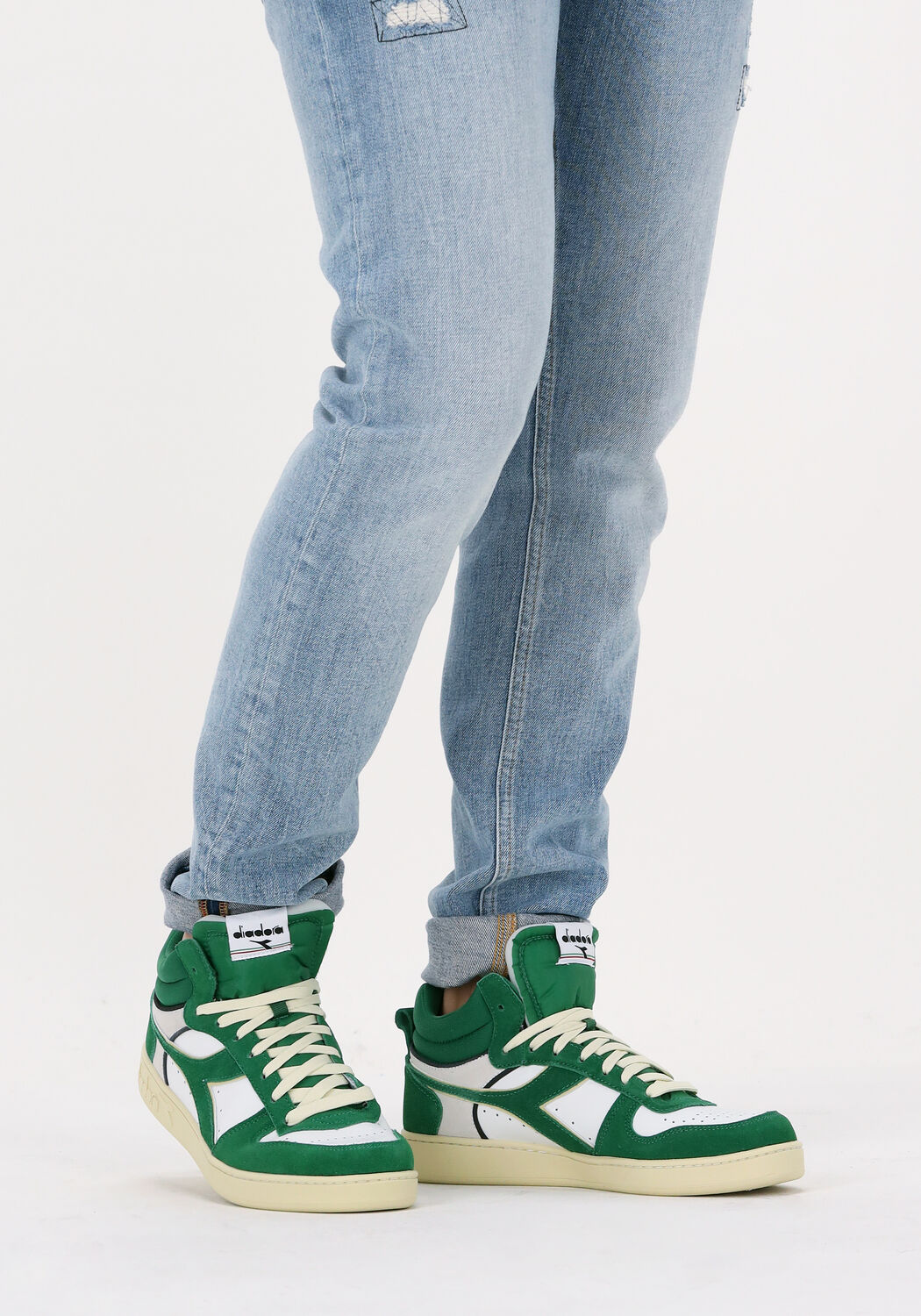 Groene DIADORA Sneakers MAGIC BASKET DEMI CUT - large