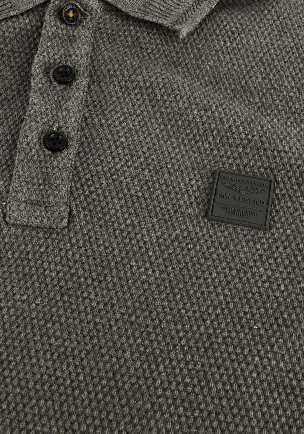 PME LEGEND Polo POPCORN JERSEY en vert - large