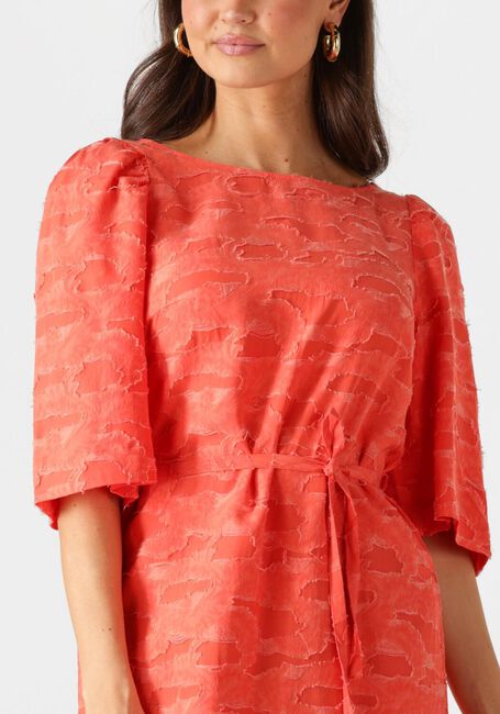 OBJECT Robe midi OBJSUKI 3/4 DRESS 137 en orange - large