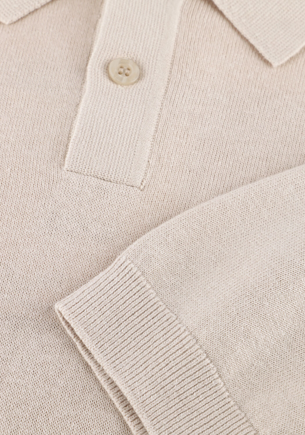 FOR&Eacute;T Polo SEA COTTON LINEN SS POLO en beige - large