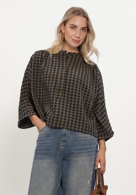 BY-BAR JESS BLOUSE Blouses Vert fonc&eacute; - large