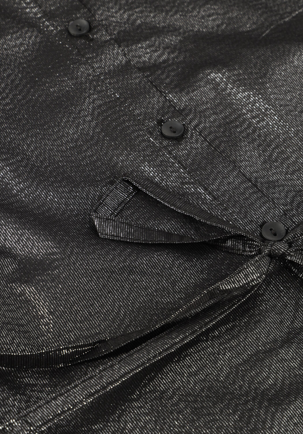 Zwarte BY-BAR  CHRISTY SILVER BLOUSE - large