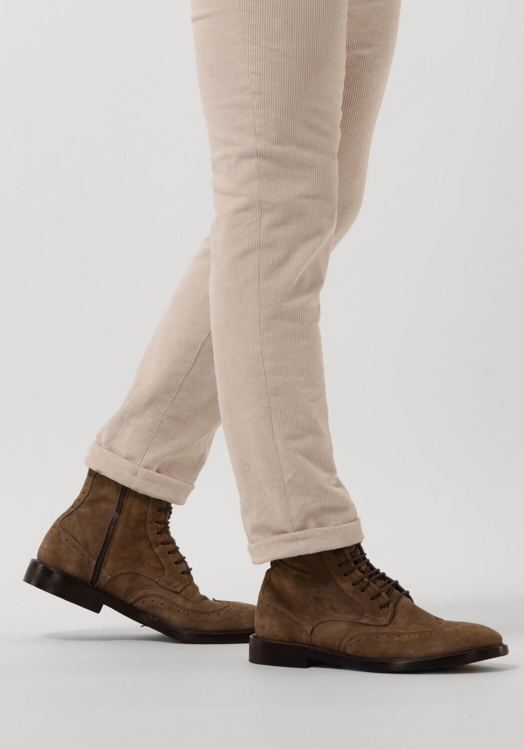 MAZZELTOV Bottines &agrave; lacets 4517 en beige - large