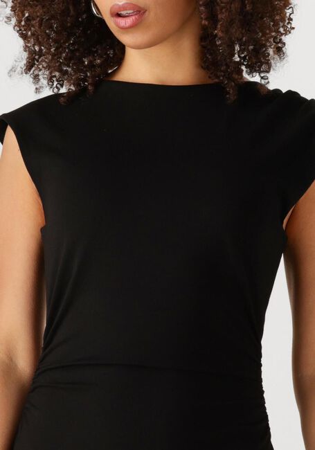 Zwarte EDITED Midi jurk WIARA DRESS - large
