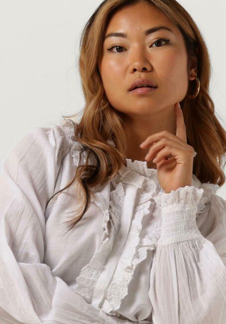 NEO NOIR NUSAN EMBROIDERY BLOUSE Blouses en blanc - large