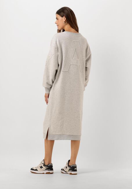 ALIX THE LABEL Robe midi LADIES KNITTED MIDI SWEAT DRESS en gris - large